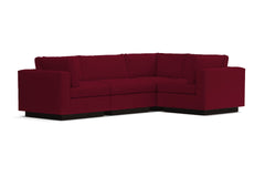 Taylor Plush 4pc Modular L-Sectional Sofa :: Leg Finish: Espresso