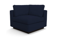 Taylor Plush Corner Seat :: Leg Finish: Espresso