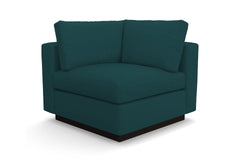 Taylor Plush Corner Seat :: Leg Finish: Espresso