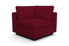Taylor Plush Corner Seat :: Leg Finish: Espresso