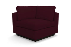 Taylor Plush Corner Seat :: Leg Finish: Espresso