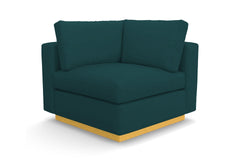 Taylor Plush Corner Seat :: Leg Finish: Natural