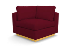 Taylor Plush Corner Seat :: Leg Finish: Natural