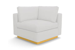 Taylor Plush Corner Seat :: Leg Finish: Natural
