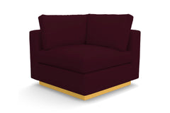 Taylor Plush Corner Seat :: Leg Finish: Natural