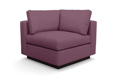 Taylor Plush Corner Seat :: Leg Finish: Espresso
