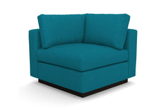 Taylor Plush Corner Seat :: Leg Finish: Espresso