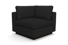 Taylor Plush Corner Seat :: Leg Finish: Espresso