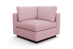 Taylor Plush Corner Seat :: Leg Finish: Espresso