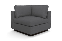 Taylor Plush Corner Seat :: Leg Finish: Espresso