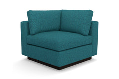 Taylor Plush Corner Seat :: Leg Finish: Espresso