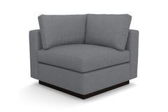 Taylor Plush Corner Seat :: Leg Finish: Espresso