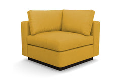 Taylor Plush Corner Seat :: Leg Finish: Espresso