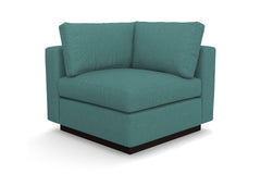 Taylor Plush Corner Seat :: Leg Finish: Espresso