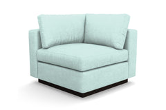 Taylor Plush Corner Seat :: Leg Finish: Espresso