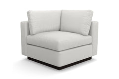 Taylor Plush Corner Seat :: Leg Finish: Espresso