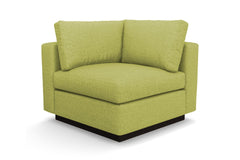 Taylor Plush Corner Seat :: Leg Finish: Espresso