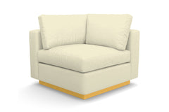 Taylor Plush Corner Seat :: Leg Finish: Natural