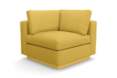 Taylor Plush Corner Seat :: Leg Finish: Natural
