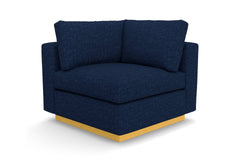 Taylor Plush Corner Seat :: Leg Finish: Natural
