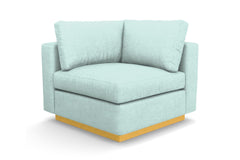 Taylor Plush Corner Seat :: Leg Finish: Natural