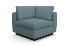 Taylor Plush Corner Seat :: Leg Finish: Espresso