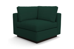 Taylor Plush Corner Seat :: Leg Finish: Espresso