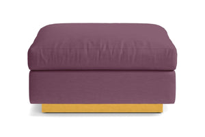 Taylor Plush Ottoman :: Leg Finish: Natural