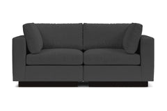 Taylor Plush 2pc Modular Sofa :: Leg Finish: Espresso