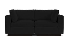 Taylor Plush 2pc Modular Sofa :: Leg Finish: Espresso