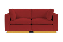 Taylor Plush 2pc Modular Sofa :: Leg Finish: Natural
