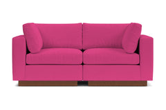 Taylor Plush 2pc Modular Sofa :: Leg Finish: Pecan