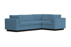 Taylor Plush 4pc Modular L-Sectional Sofa :: Leg Finish: Espresso