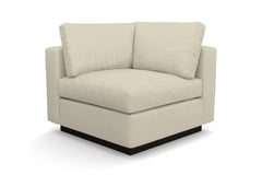 Taylor Plush Corner Seat :: Leg Finish: Espresso