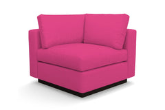 Taylor Plush Corner Seat :: Leg Finish: Espresso