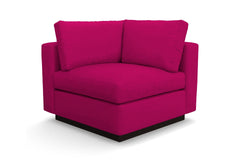 Taylor Plush Corner Seat :: Leg Finish: Espresso