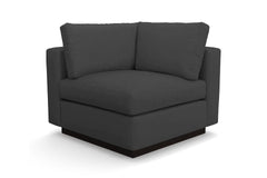 Taylor Plush Corner Seat :: Leg Finish: Espresso