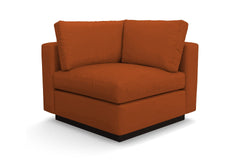Taylor Plush Corner Seat :: Leg Finish: Espresso