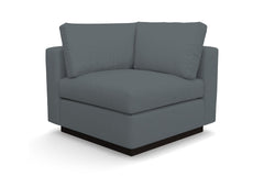 Taylor Plush Corner Seat :: Leg Finish: Espresso
