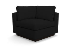 Taylor Plush Corner Seat :: Leg Finish: Espresso