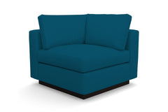 Taylor Plush Corner Seat :: Leg Finish: Espresso
