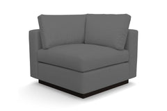 Taylor Plush Corner Seat :: Leg Finish: Espresso