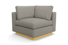 Taylor Plush Corner Seat :: Leg Finish: Natural
