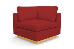 Taylor Plush Corner Seat :: Leg Finish: Natural