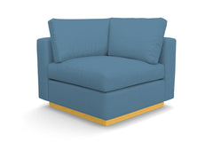 Taylor Plush Corner Seat :: Leg Finish: Natural