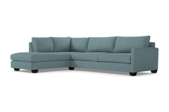 Tuxedo 2pc Sectional Sofa :: Leg Finish: Espresso / Configuration: LAF - Chaise on the Left