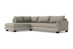 Tuxedo 2pc Sectional Sofa :: Leg Finish: Espresso / Configuration: LAF - Chaise on the Left