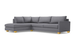 Tuxedo 2pc Sectional Sofa :: Leg Finish: Natural / Configuration: LAF - Chaise on the Left