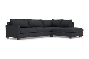 Tuxedo 2pc Sleeper Sectional RAF in CHARCOAL