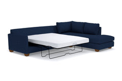 Tuxedo 2pc Sleeper Sectional RAF in CHARCOAL